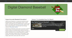 Desktop Screenshot of digitaldiamondbaseball.com